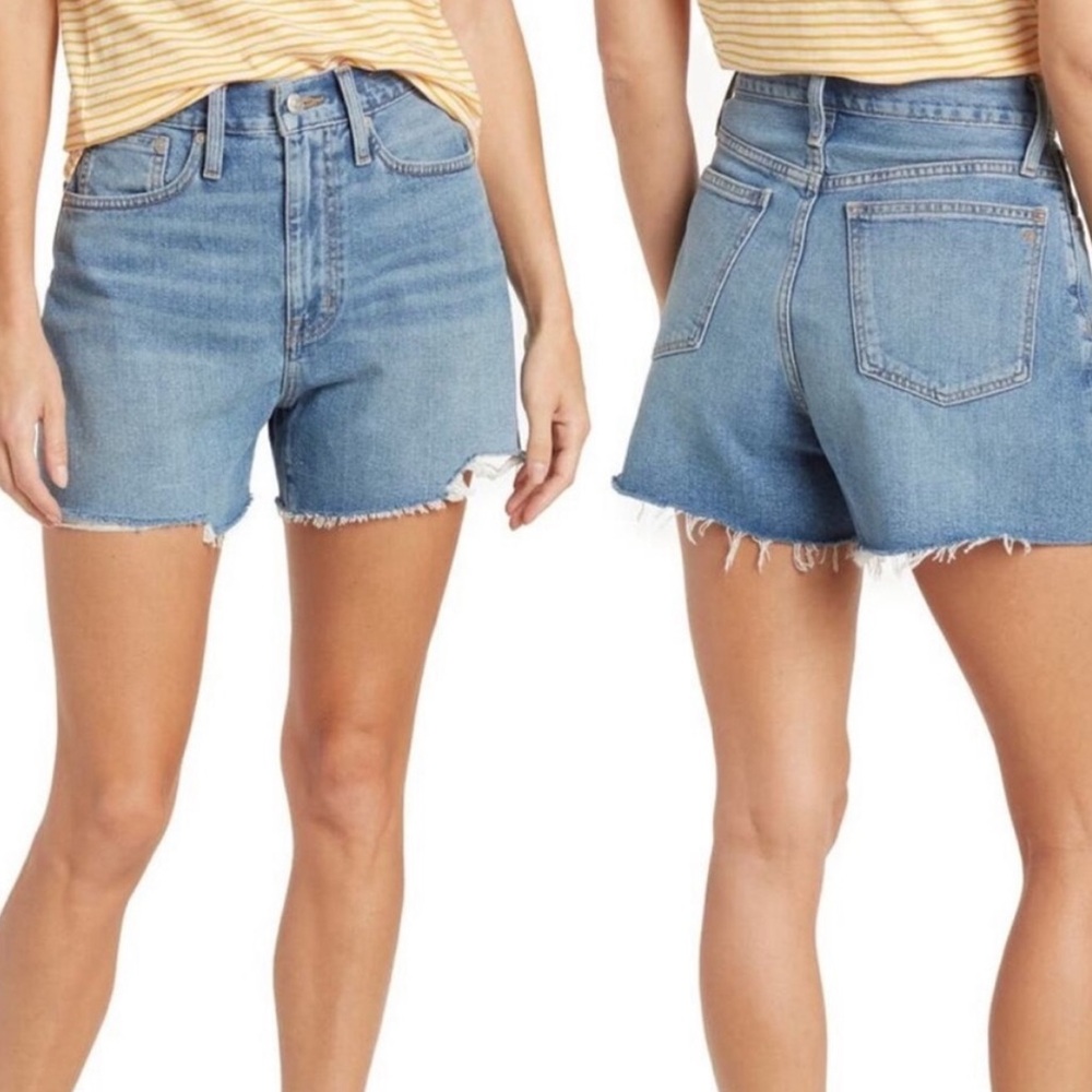Madewell the mom Jean short